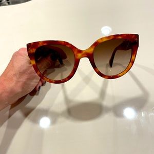 Prada tortoise sunglasses